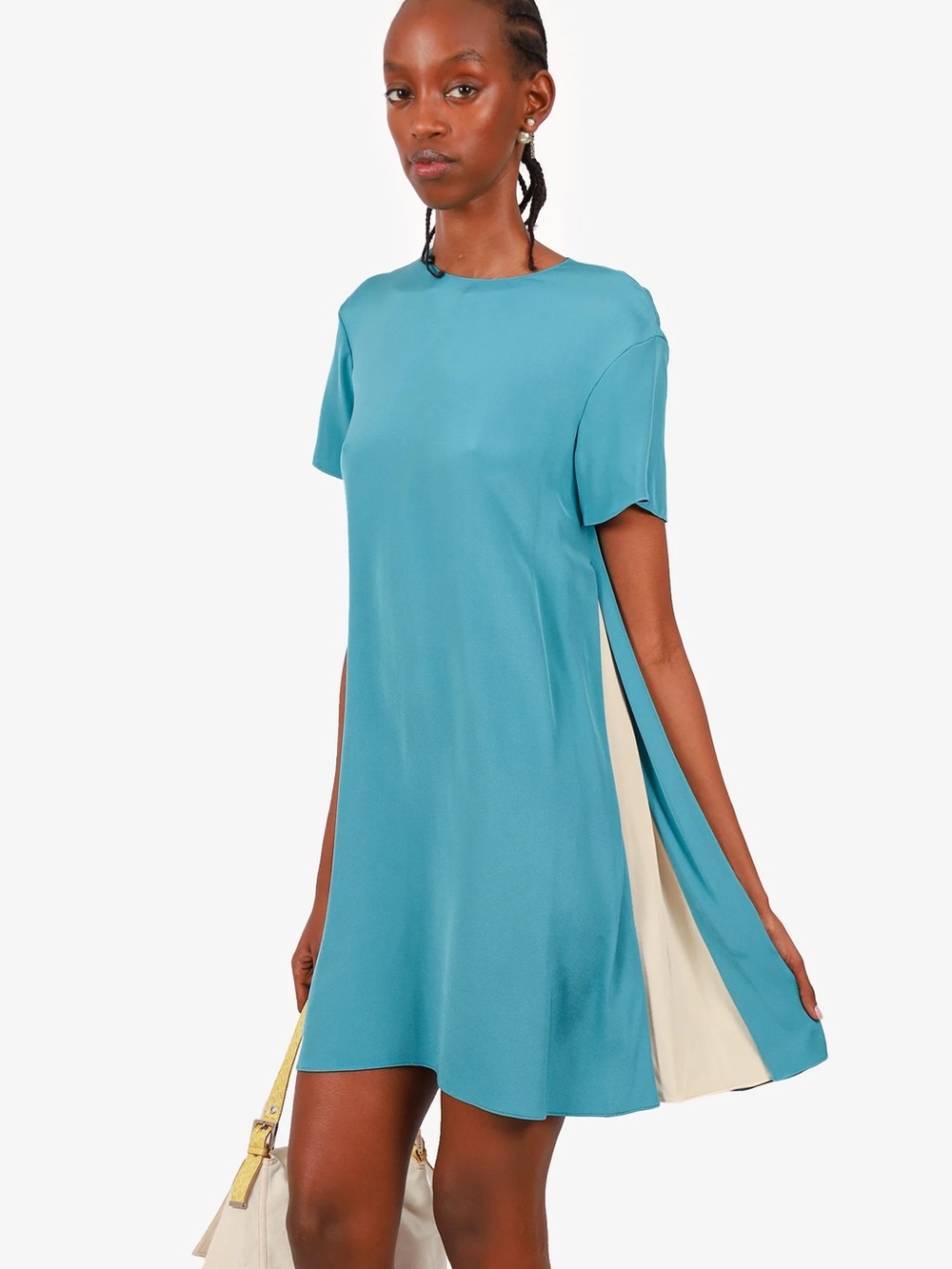 Valentino 100% silk short sleeve dress 2